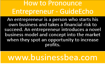 How to Pronounce Entrepreneur